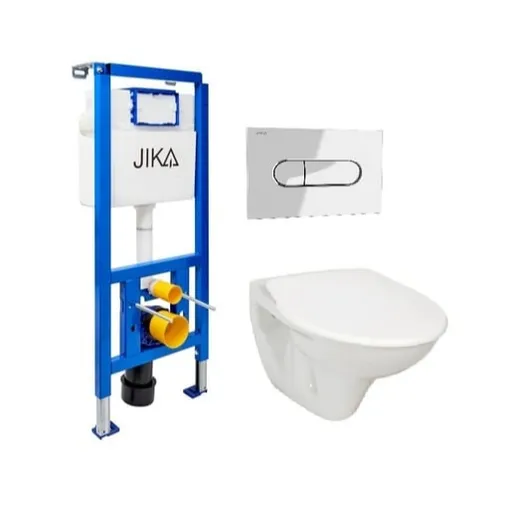 Závesný WC set Jika Nila do ľahkých stien / predstenový KMPLJIKASCR
