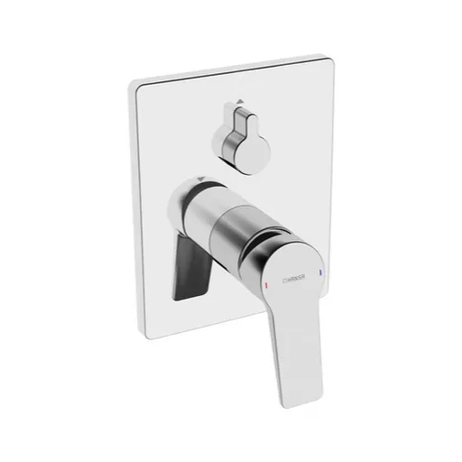 Hansa Twist sprchová a vaňová batéria bez podomietkového telesa chróm 89849083