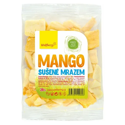 WOLFBERRY Mango sušené mrazom 20 g