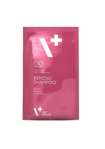 VetExpert Benzoic shampoo šampón pre psy a mačky s mastnou srsťou a kožou 15ml