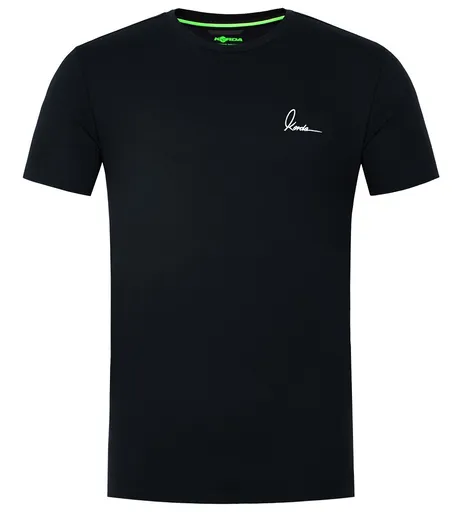 Korda tričko minimal tee black - m