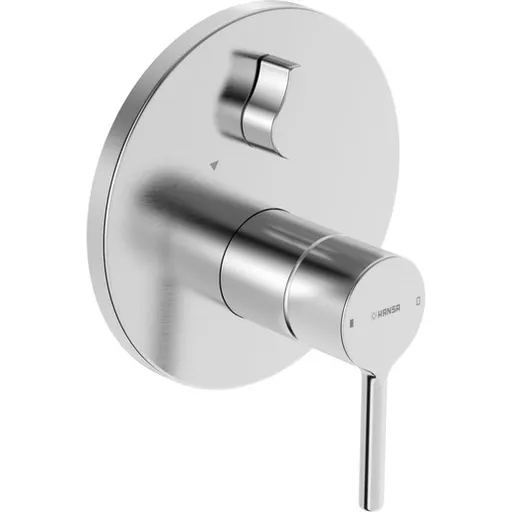 Hansa Vantis sprchová a vaňová batéria bez podomietkového telesa brúsená oceľ 8260906780