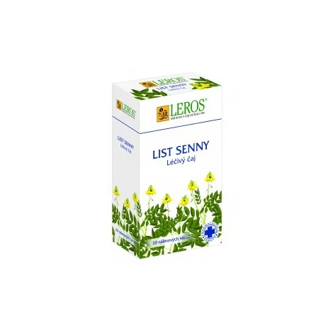 LEROS Senna list porcovaný čaj 20x1,5g