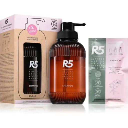 R5 Shampoo šampón + náhradná náplň