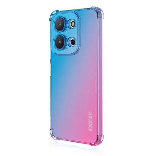 ENKAY GRADIENT Ochranný obal pre Xiaomi Redmi 15C / Redmi 15C 5G BLUE PINK
