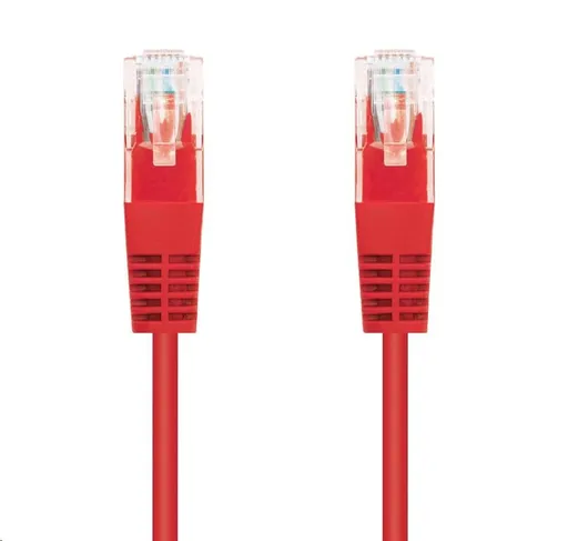 C-TECH kábel patchcord Cat5e, UTP, červený, 3m