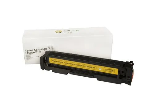 Kompatibilná tonerová náplň 5099C002, CRG067Y, 1250 listov pre tlačiarne Canon (Orink White Box), žltá