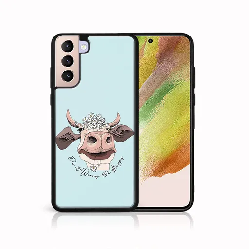 MY ART Ochranný kryt pre Samsung Galaxy S22 5G HAPPY COW (181)