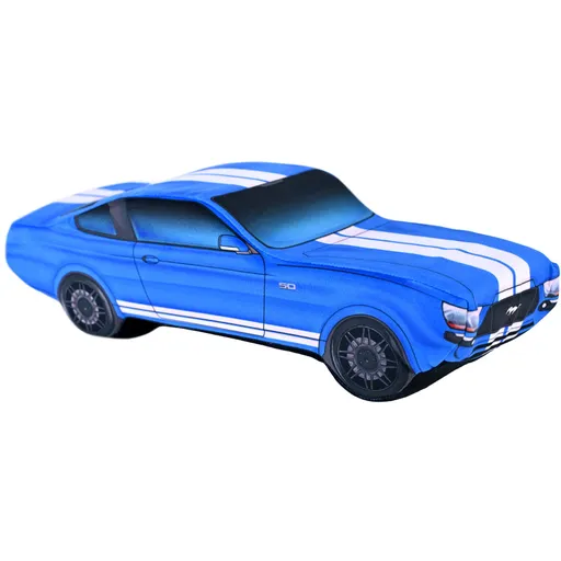 Plyšový Mustang (výber farby) (Farba mustanga: Modrá, Veľkosť mustanga: Medium)