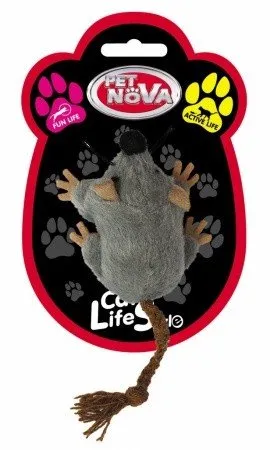 Pet Nova Cat GR-7 plyšová myš 7 x 5 cm