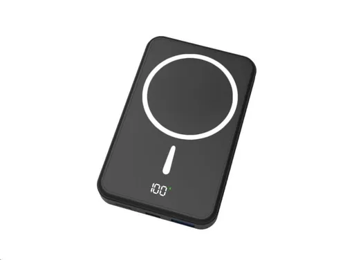 WG - Power Bank 10000 mAh, bezdrôtová 15W + PD 20W + QC 3.0 22, 5W, čierna