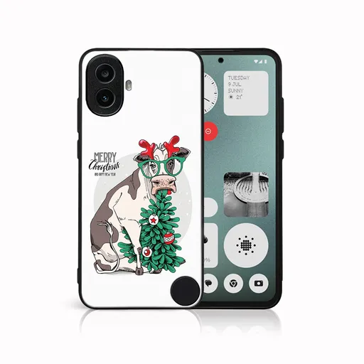 MY ART Kryt s vianočným dizajnom CMF Phone 1 MERRY CHRISTMAS (074)