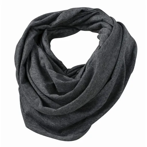 Myrtle Beach (Daiber) Ľahký šál MB6578 - Čierny melír | 75 x 80 cm