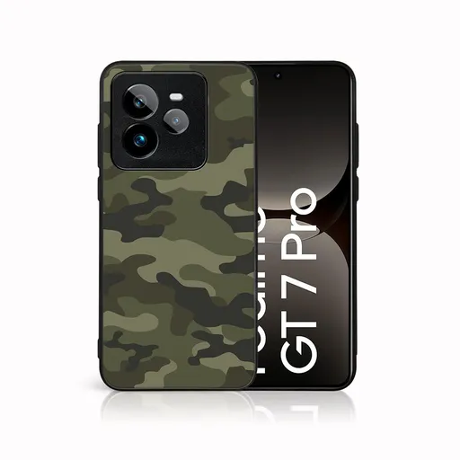 MY ART Ochranný kryt pre Realme GT 7 Pro 5G GREEN CAMO (235)