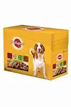 Pedigree kuracia kapsa v šťave 12x100g za 2 ks + pochoutka Denta Stix zadarmo