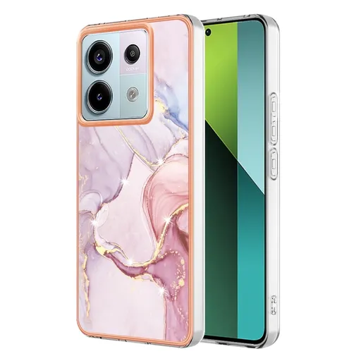 IMD MARBLE Ochranný kryt pre Xiaomi Redmi Note 13 Pro 5G ROSE GOLD
