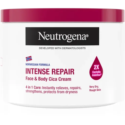 Neutrogena Intense Repair Cica ošetrujúci telový krém pre suchú pokožku 400 ml