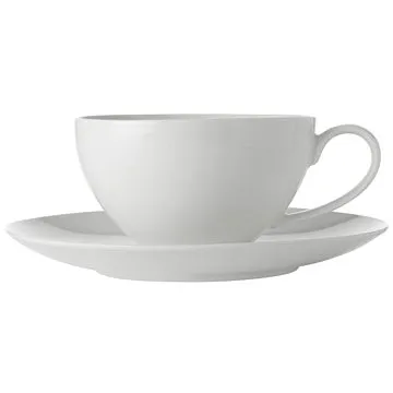 Maxwell & Williams Šálka s tanierikom 4 ks 400 ml WHITE BASIC (FX0139)