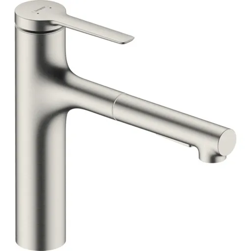 Hansgrohe Zesis M33 drezová batéria s vyťahovacou spŕškou, 2 prúdy nerez 74823800