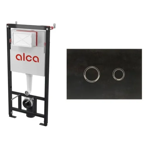 Set nádržky Alca s tlačidlom METAL SIKOASME