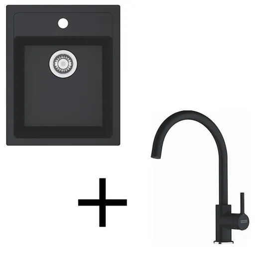 Franke set T121 SID 610-40 + FC 6018.901 čierna
