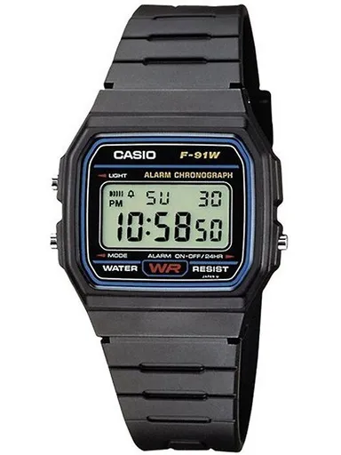 Pánske hodinky CASIO F-91W-1YER (zd086a) - Retro