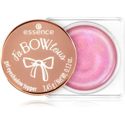 essence FaBOWlous gélové očné tiene s trblietkami odtieň 01 Bow, So Dazzling! 3.45 g