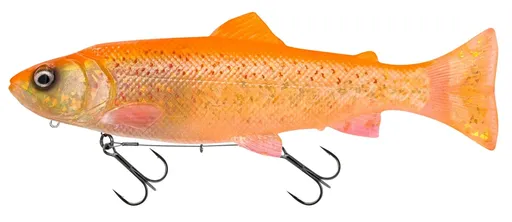Savage gear gumová nástraha 3d line thru pulsetail trout slow sinking clear golden albino - 20 cm 102 g