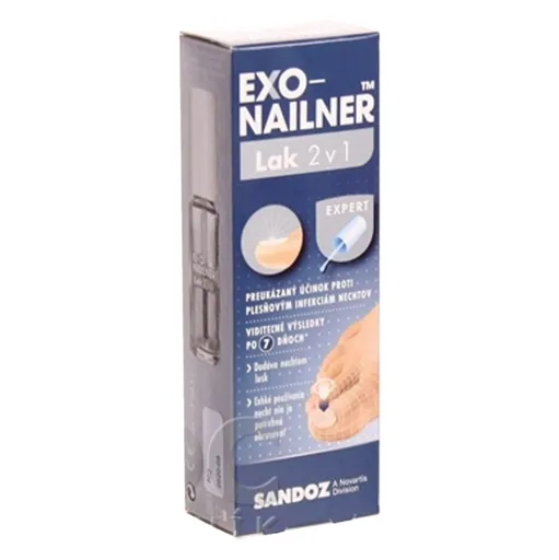 EXO-NAILNER Lak  2v1 na liečbu plesňových infekcií nechtov 5 ml