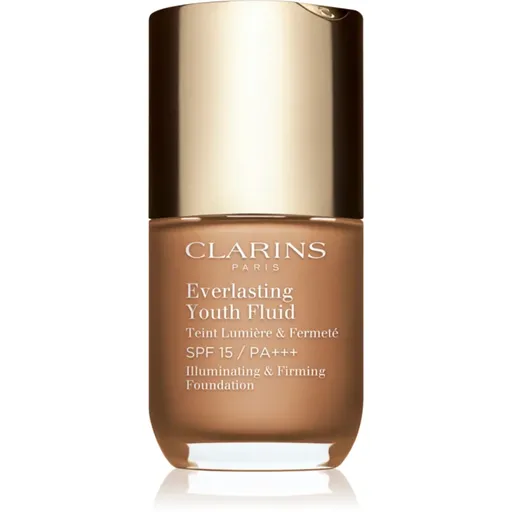 Clarins Everlasting Youth Fluid Foundation rozjasňujúci make-up SPF 15 odtieň 113 Chestnut 30 ml
