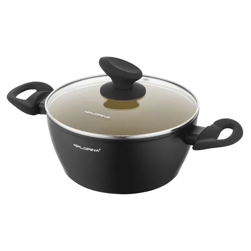 Florina Hliníkový hrniec s pokrievkou AmVegan by Mateusz Gessler, 20 cm, 2,1 l, pr. 20 cm