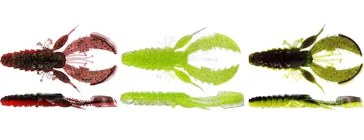 Westin gumová nástraha crecraw creaturebait dark water mix - 8,5 cm 7 g 5 ks