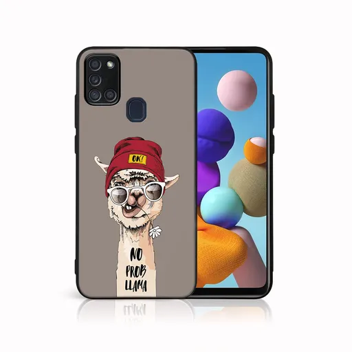 MY ART Ochranný obal pre Samsung Galaxy A21s PROBLLAMA (187)