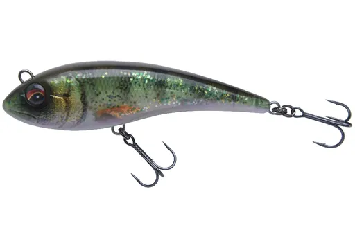 Savage gear wobler low glider jerk slow sinking glitter perch - 17 cm 112 g