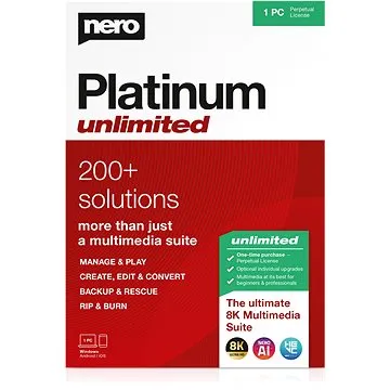 Nero Platinum Unlimited 7 v 1 CZ (elektronická licencia) (EMEA-12220015/1445)