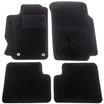 ACI textilné koberce pre PEUGEOT 406, 95-99  čierne (sada 4 ks) (4047X62)