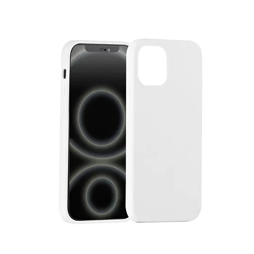 ER POWER Silikónový kryt CARNEVAL SNAP pre iPhone 13 mini s MagSafe - biela