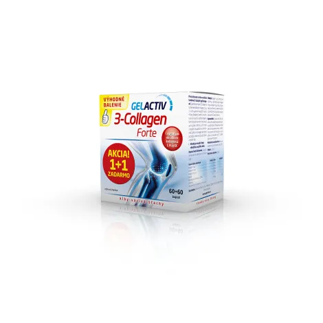 GelActiv 3-Collagen Forte 60+60cps