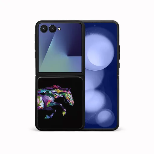 MY ART Ochranný kryt pre Samsung Galaxy Z Flip7 5G HORSE (249)