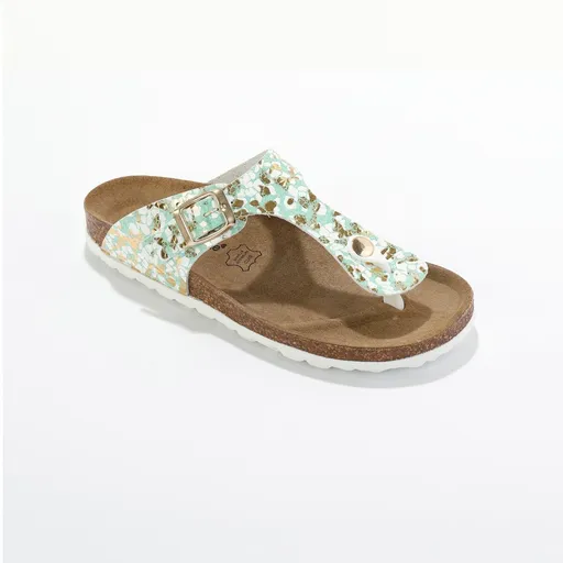 Žabkové sandále s potlačou