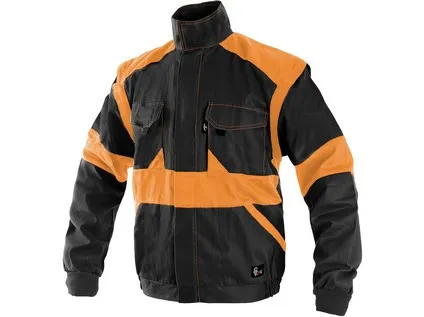 Blúza CXS LUXY EDA, pánska, čierno-oranžová, veľ. 64