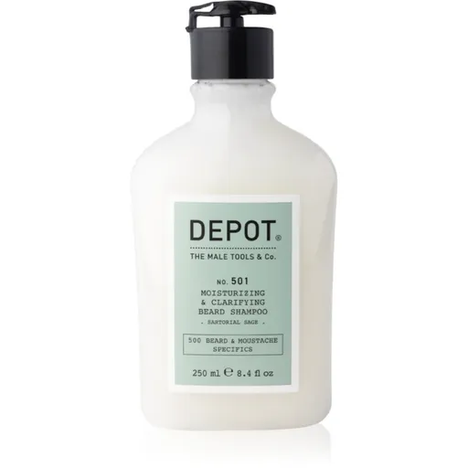 Depot 500 BEARD & MOUSTACHE SPECIFICS NO. 501 MOISTURIZING & CLARIFYING BEARD SHAMPOO hydratačný šampón na bradu 250 ml