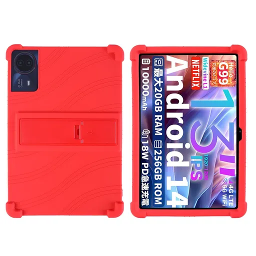 WAVE Silikónový obal pre Teclast T65 Max červený