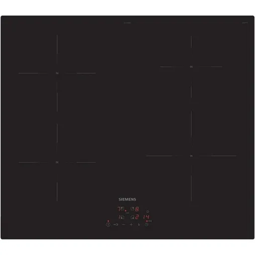 Indukčná varná doska Siemens 60 cm inštalácia na pracovnú dosku bez rámčeka EU611BEB5E