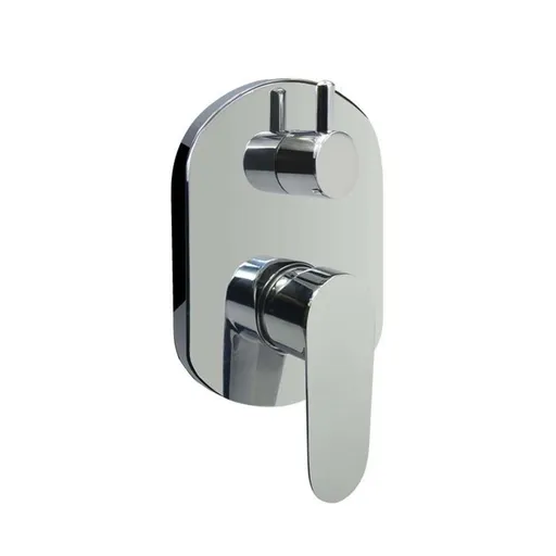 Mereo Sprchová podomietková batéria s trojcestným prepínačom, Viana, Mbox, oválny kryt, chróm CBE60157B