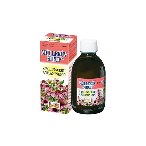 DR. MÜLLER Müllerov sirup s echinaceou a vitamínom C 245 ml