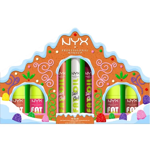 NYX Professional Makeup Gingerbaddie Land Fat Oil sada na pery