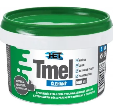 HET Šľahaný ľahčený tmel biely 250 ml