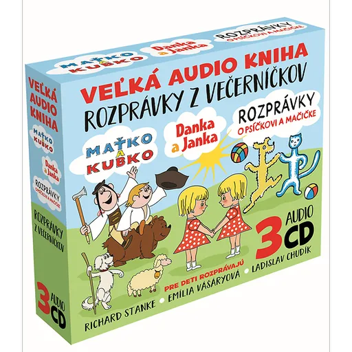 Detské, Rozprávky z večerníčkov - 3CD BOX, CD
