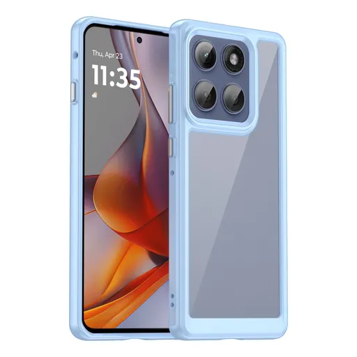 CRYSTAL Ochranný obal pre Motorola Edge 60 Pro modrý